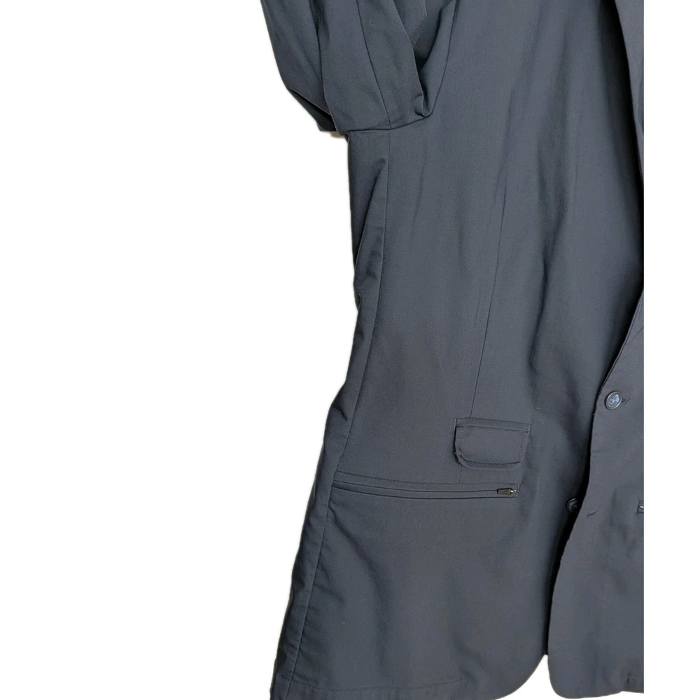 Kit & Ace Blazer L Navy Stretch‎ Tech Jacket Minimal Travel Casual - Picture 6 of 16